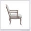 Camel Back Exposed Wood Chair