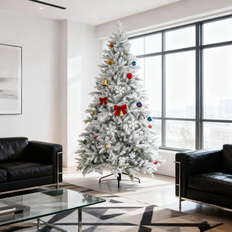 Snowy Artificial Christmas Tree (Green)