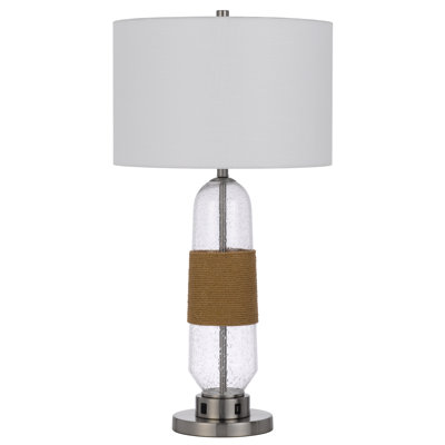 Altero Glass USB Table Lamp