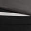 Édredon en faux suède 7 pièces très grand noir, style transitionnel, rembourrage, 3 coussins décoratifs, facile d'entretien-124523630-124523633