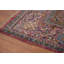 Tapis antique en soie teinture végétale pré-1900 4 x 7