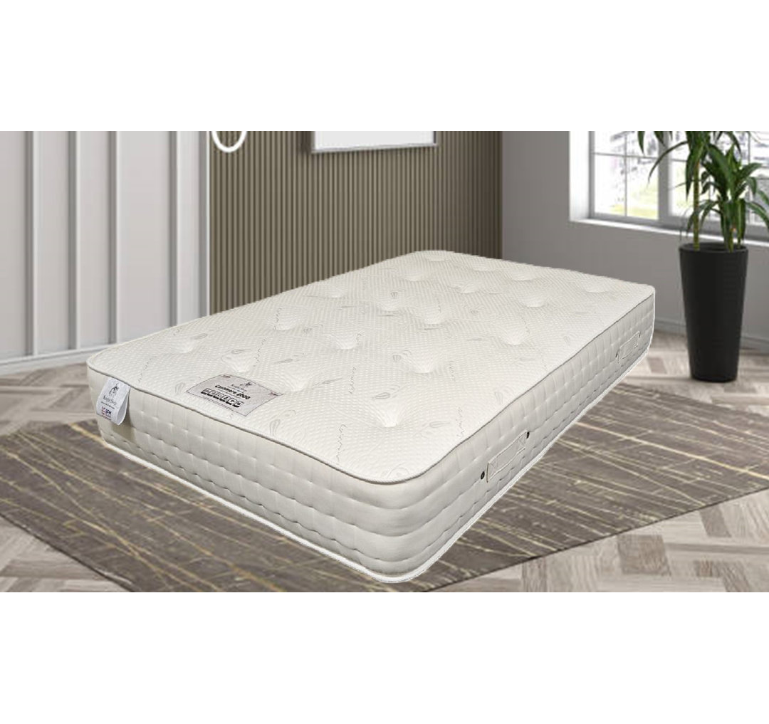 Natural Cashmere 1000 Pocket Mattress Built with Extra Hybrid Support Features
