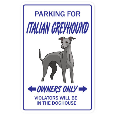 Italian Greyhound Novelty Sticker