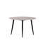 Round Metal Base Dining Table