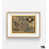 Tan Single Picture Framed with Mat