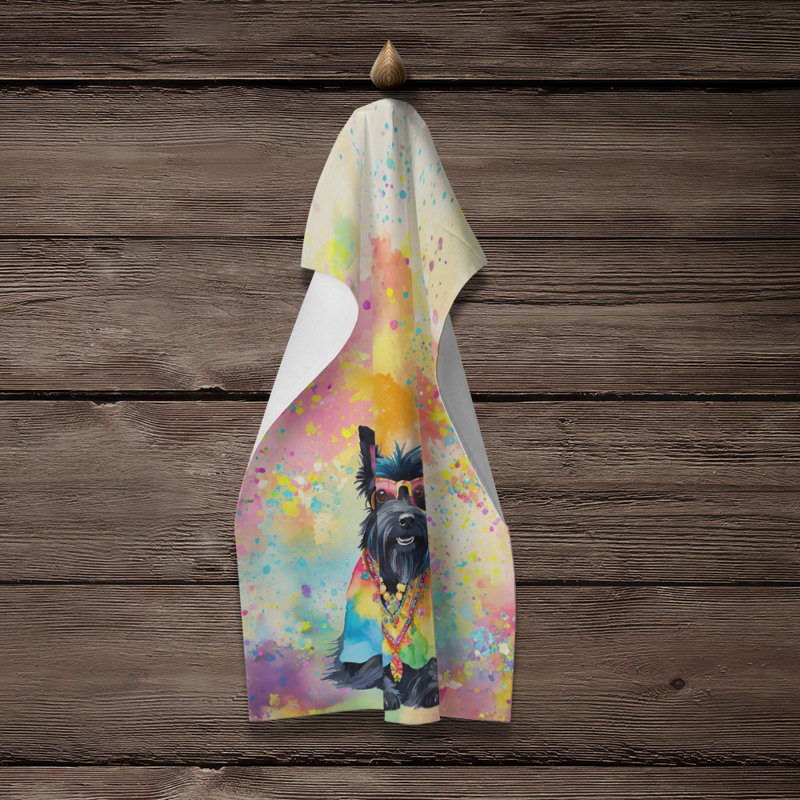 Serviette de cuisine Scottish Terrier Hippie Dawg