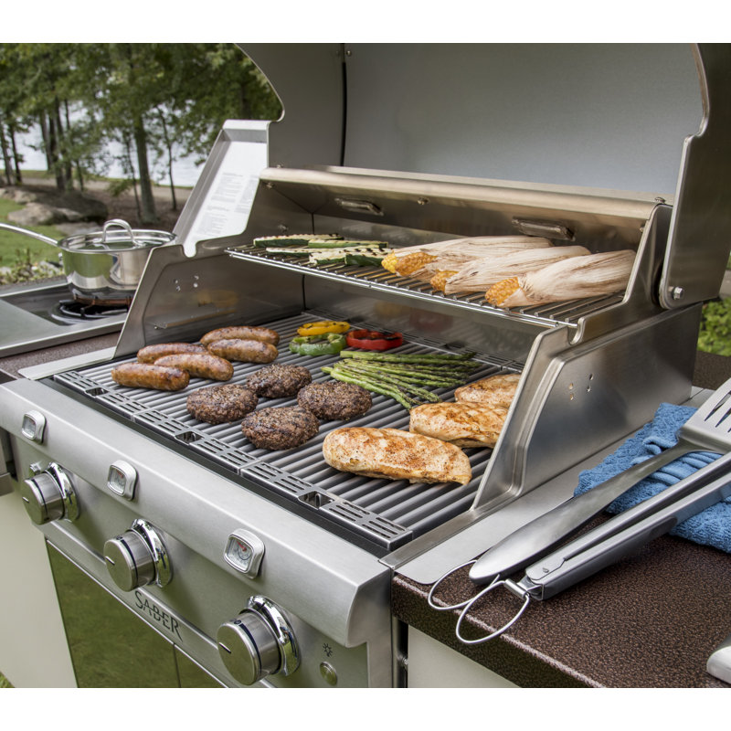Saber 3-Burner Built-In Natural Gas Grill