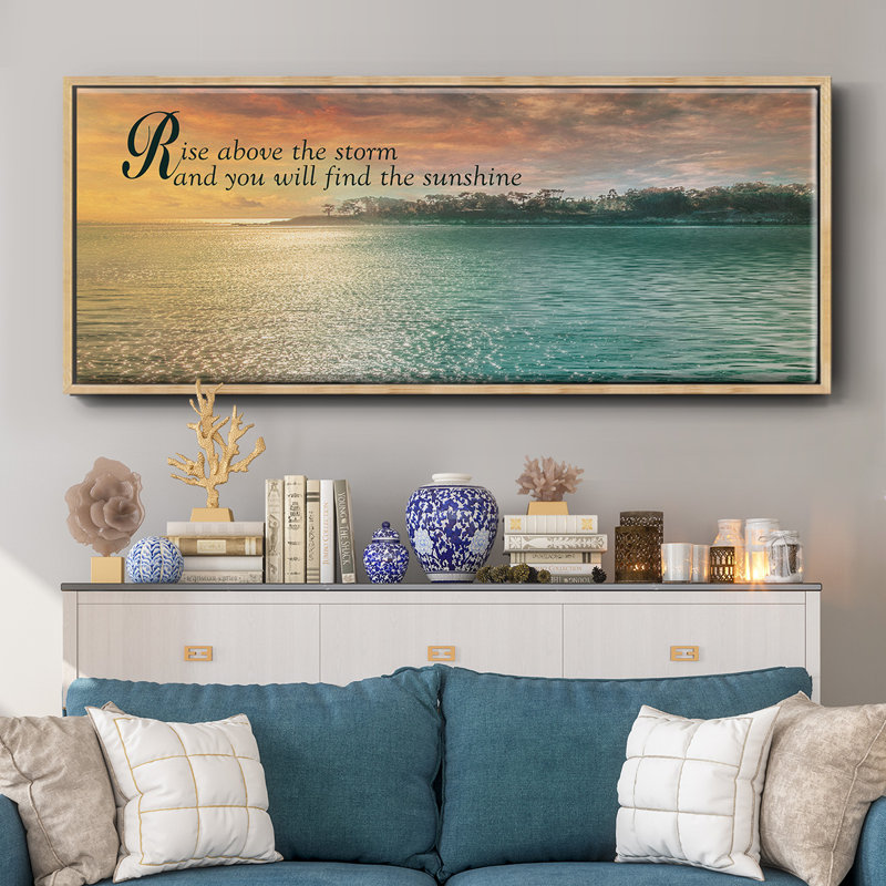Rise Above- Framed Canvas