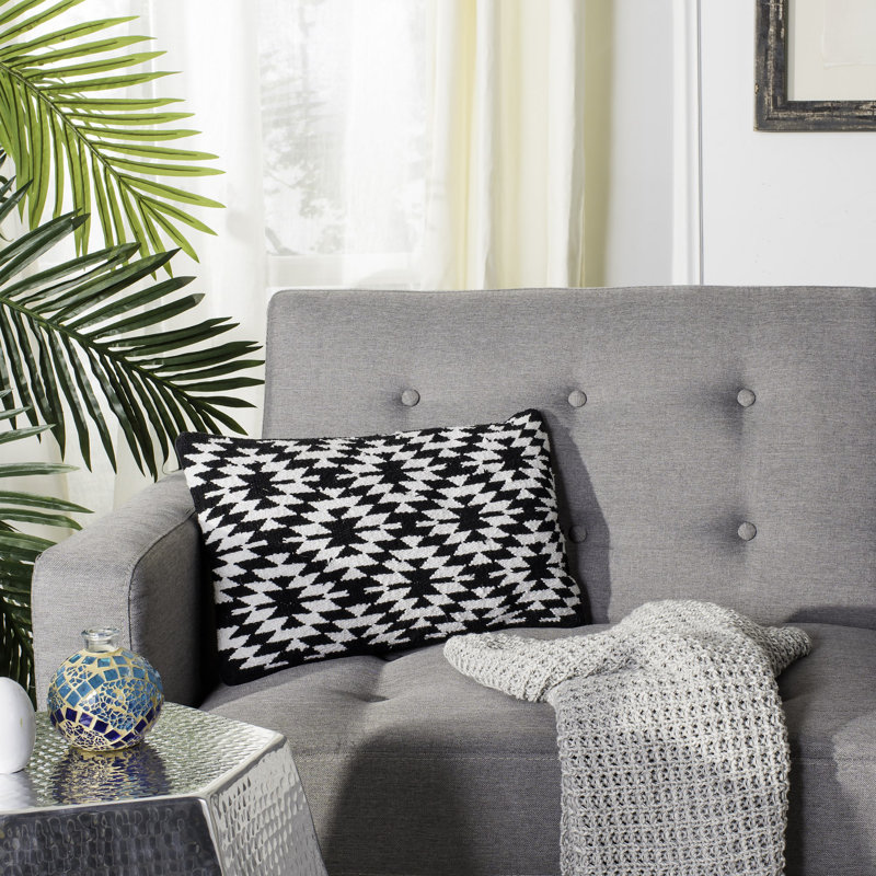 Coussin Feather, Noir