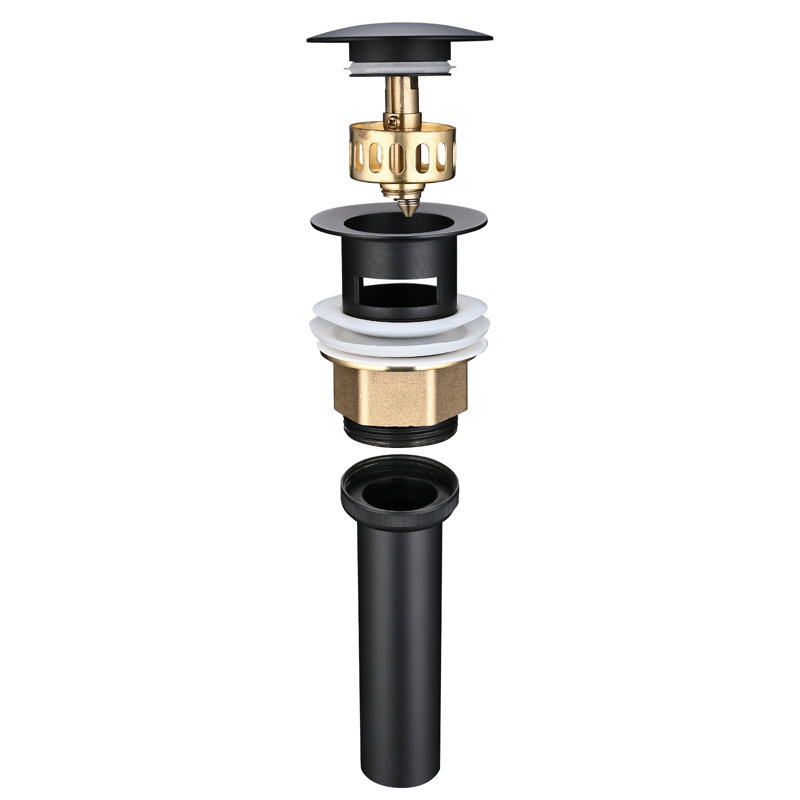 2.6'' W Pop-Up, Black