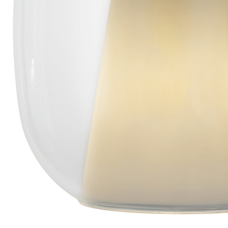 Luminaire suspendu Dusk - noir - transparent, Transparent