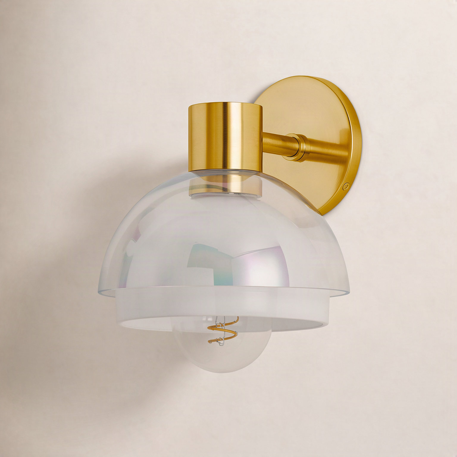 Modena Single Light Flush Mount Sconce