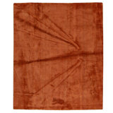 Wool Area Rug in Rust