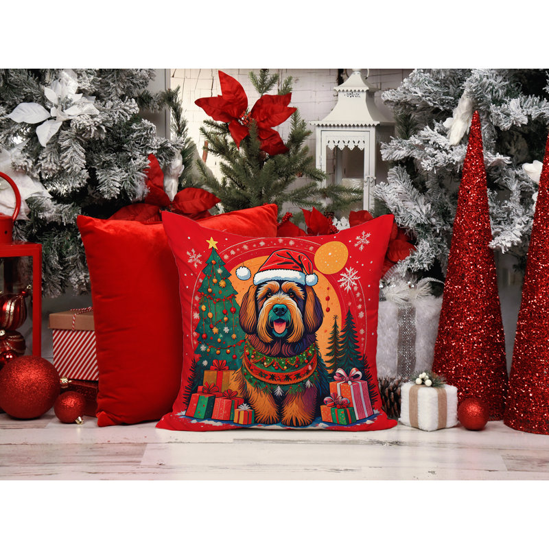 Coussin décoratif intérieur / extérieur Enchanted Christmas, 14 po x 14 po
