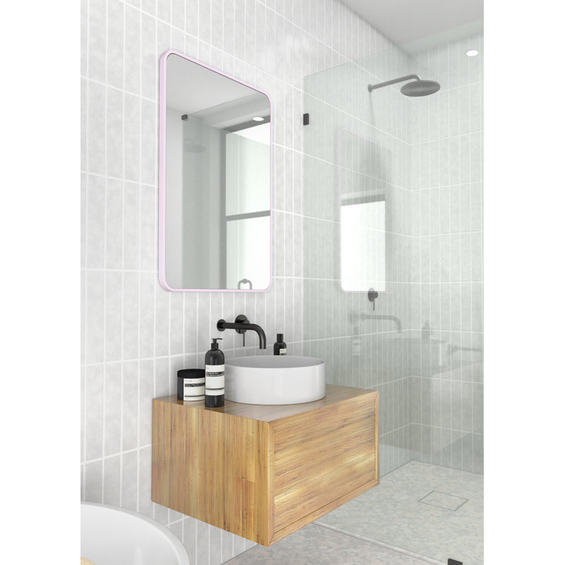 Trinity Metal Mirror, Pink