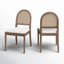 De 2 chaises noires modernes, lin rembourré, dossiers, pieds en bois, convient aux chaises de salle à manger 2, noir, hêtre