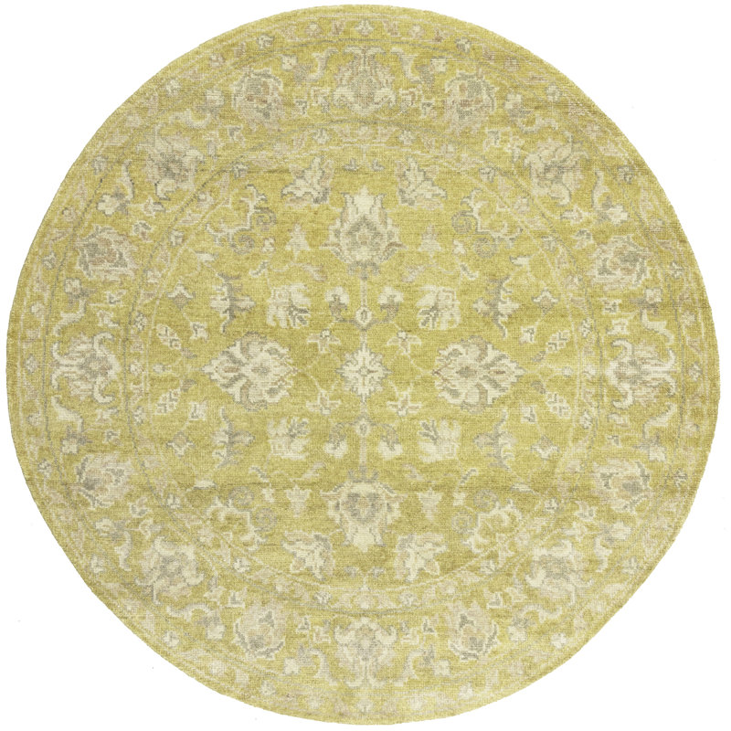 Tapis oriental floral Elandus, Rond 6 pi