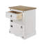 Solid Wood 3 Piece White Bedroom Set