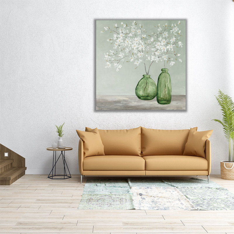 Décoration murale botanique | Impressions de natures mortes | Spring Delight - vert, H 12 po x l 12 po