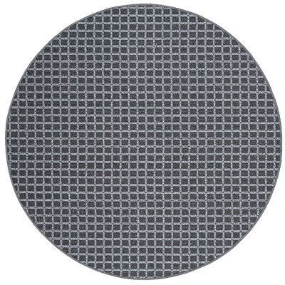 Tapis noir Imogen-Leigh Grid