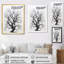 Arbre gris monochromatique Serenade I - reproduction sur toile-91269031-91269035