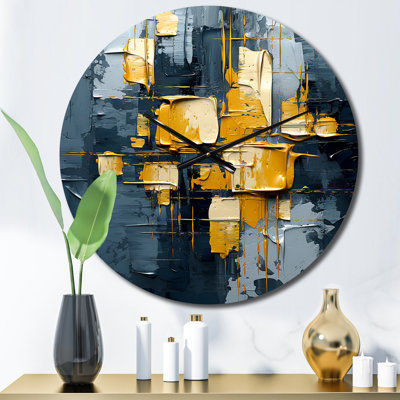 Horloge murale abstraite