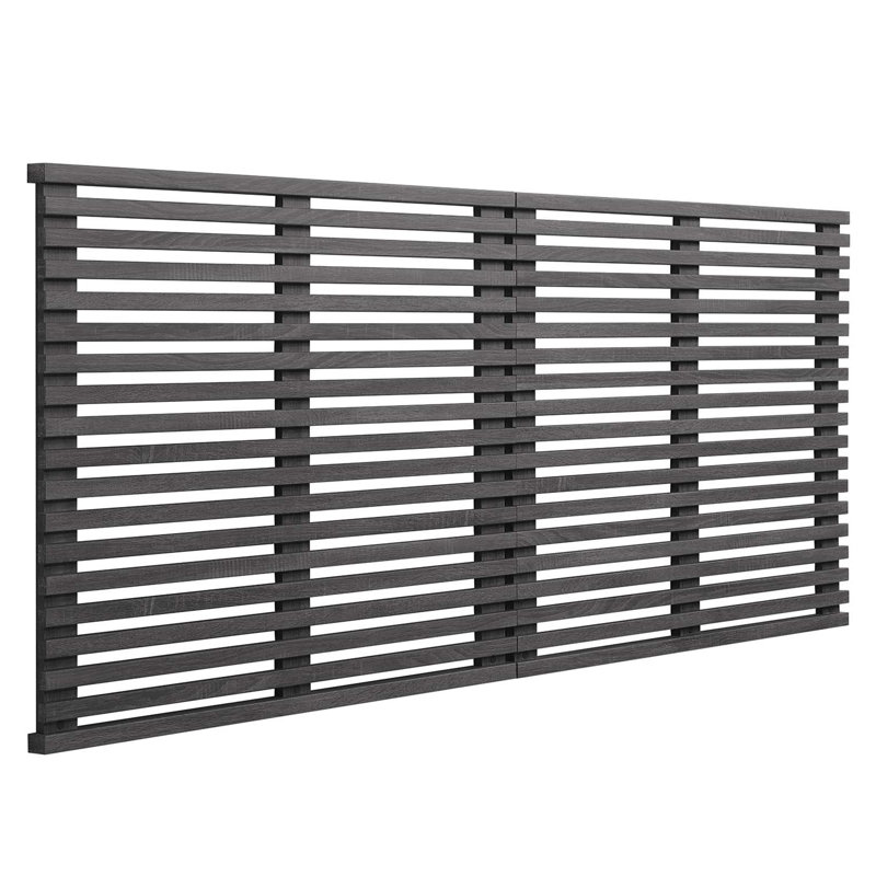  Headboard, Charcoal, King
