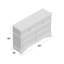 Commode 7 tiroirs l 64 po Colchester-913211368