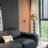 Silver Iron + Acrylic Free form Floor Lamps