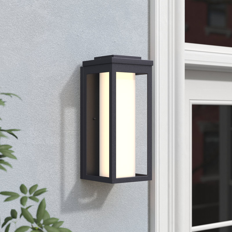 Plafonnier encastré extérieur Ardisj, H 15 po x l 6 po x P 6,75 po