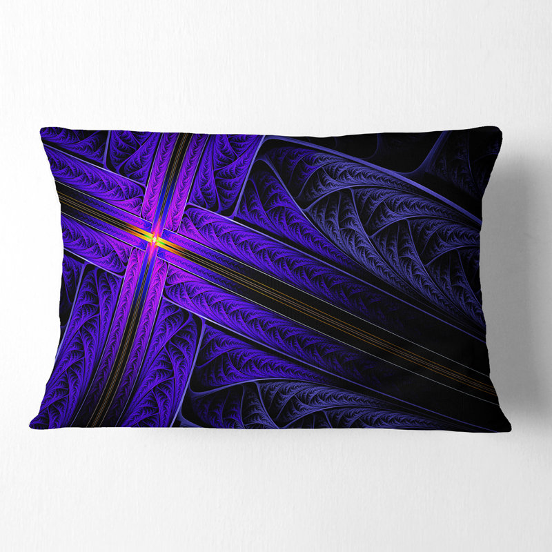 Coussin lombaire Abstract, Bleu