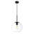 Slavo 1- Single Pendant Light With Clear Glass Shade-1641326297
