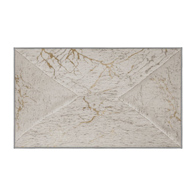 Machine Washable Gray Area Rug