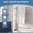 Wall Mounted Carbon Fiber Electric Towel Warmer,Smart Temp Control 113-140°F with Digital Display,Always-On & 1-8H Timer,110V Us Plug-in-136003234