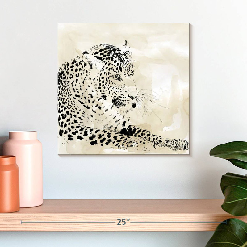 Crowle Leopard Spots I, 16" H x 16" W
