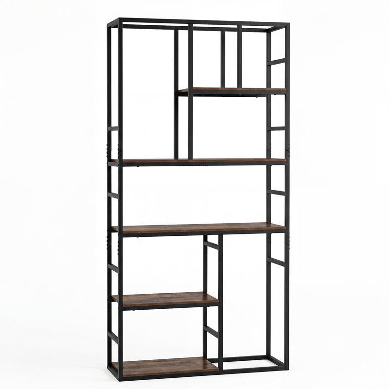 180cm H x 90cm W Metal Etagere Bookcase