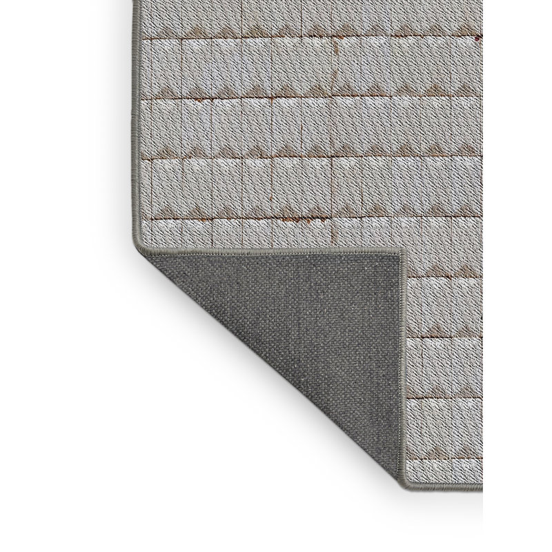 Tapis gris motif/bleu clair Taya, Rectangle 5 pi x 7 pi