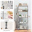 53cm W Dish, Glass & Flatware Rack