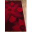 Tapis rouge en laine touffeté à la main Cloninger-19234205
