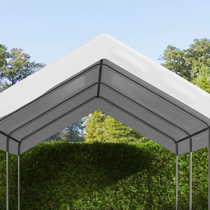 Outsunny Plastic Replacement Canopy for Canopy, White
