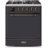 ILVE Majestic II 30 inch Dual Fuel Range, 5 Brass Burners, 4 cu. ft. Oven Capacity (Solid Door)-64707803-64707807
