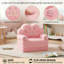 Canapé princesse en fausse fourrure de lapin pour enfants, canapé convertible pliable rose pour chambre de filles et salle de jeux-1398461320