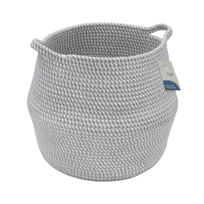 JVL Fabric Decorative Basket