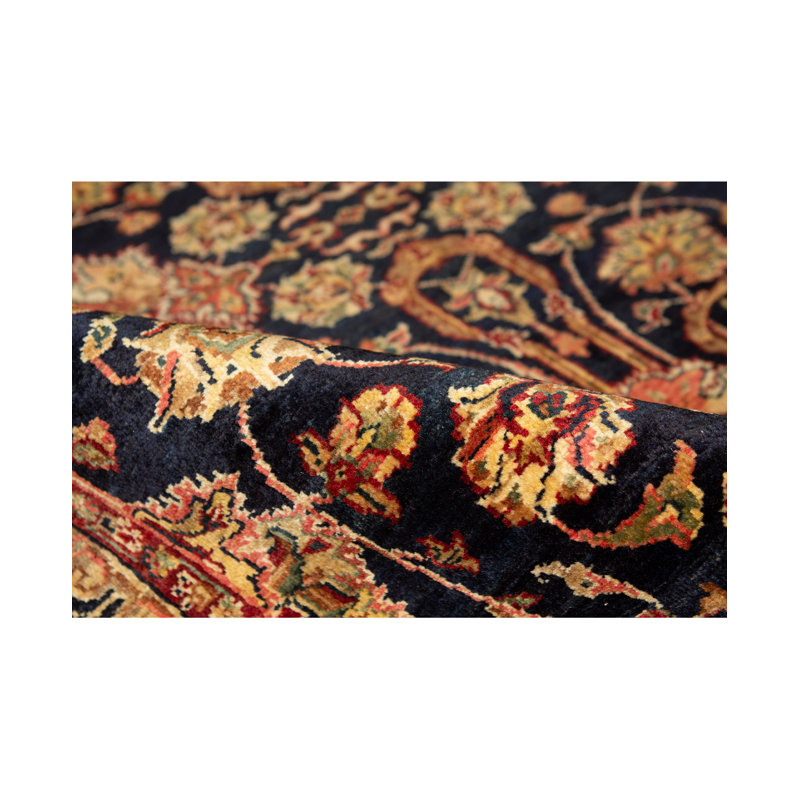 Hand Woven Cotton and Wool Oriental Area Rug