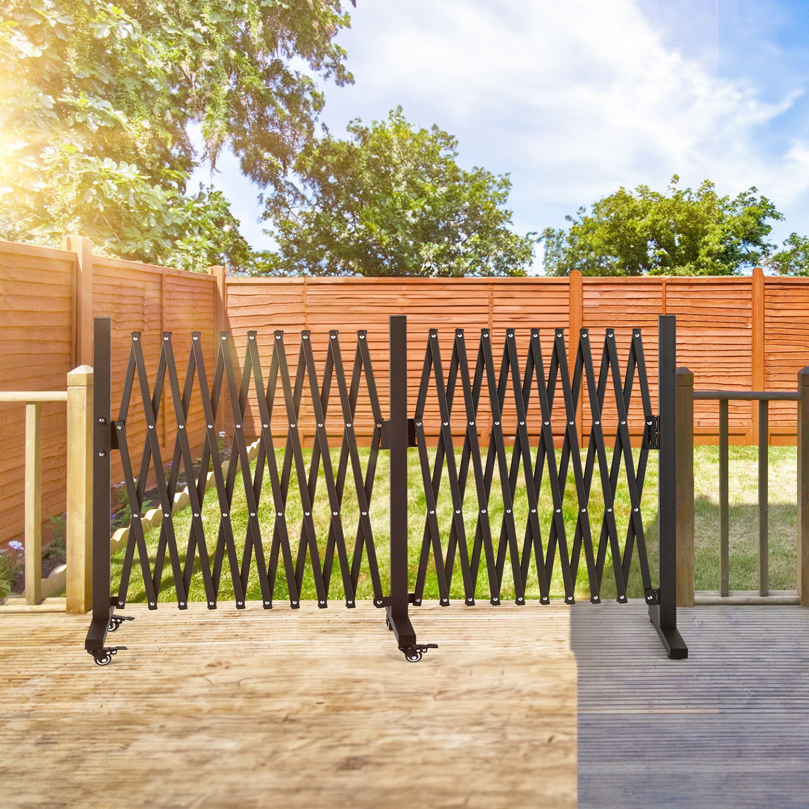 TECSPACE Aluminum Expandable Garden Fence & Reviews | Wayfair
