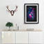 Many Jellyfish Paint Splash - Picture Frame Graphic Art-56922850-56922849
