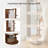 Full-length mirror, rubber wood + mirror, 68.8 x 19.6 inches (mirror width: 15.7 inches) large full-length mirror, easy to dress, organize and place in the bedroom/living room/office/cloakroom-1097190046