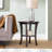 Boa Solid Wood Round Side Table-81448386