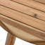 32,2 x 32,2 x 29,9 po, table en bois massif 32 x 30 po décontracté essentiel pour la salle à manger