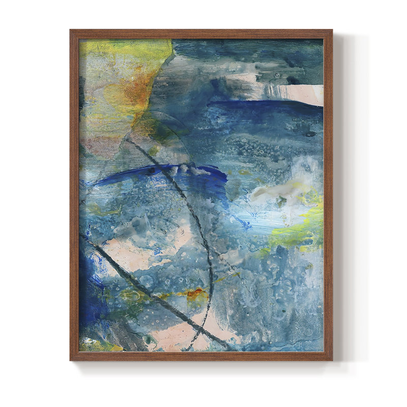 «Spring Winds II», reproduction encadrée - bois massif, Brun, H 14 po x l 11 po
